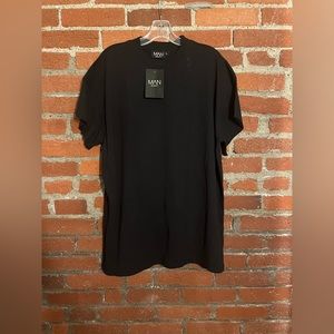 NEW Oversized Cut Off Short Sleeve Shirt